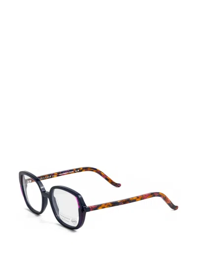 Face À Face Square-frame Glasses In Black