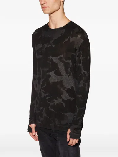 Md75 Camouflage-pattern T-shirt In Black