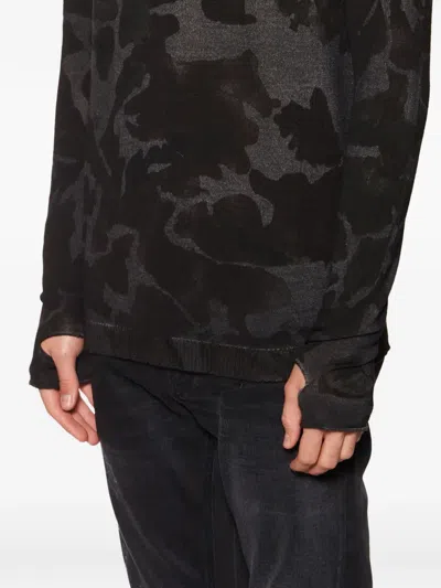 Md75 Camouflage-pattern T-shirt In Black