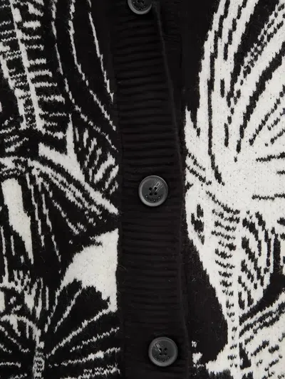 Desigual Floral-pattern Buttoned Cardigan In Multi