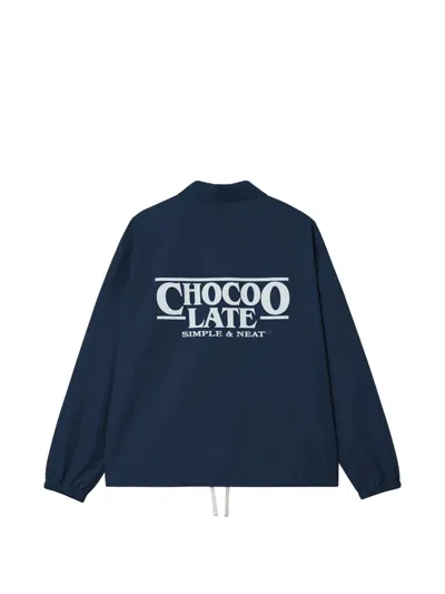 Chocoolate Collared Jacket In Blue