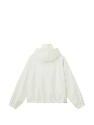 Chocoolate Hooded Jacket In White
