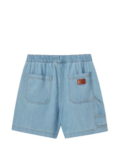 Chocoolate Logo-patch Shorts In Blue