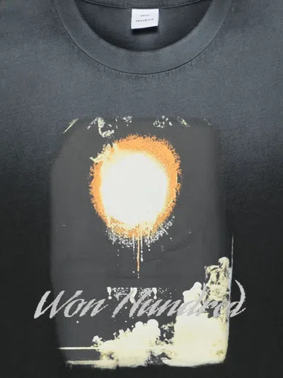 Won Hundred Houston Rocket Printed T-shirt In Black