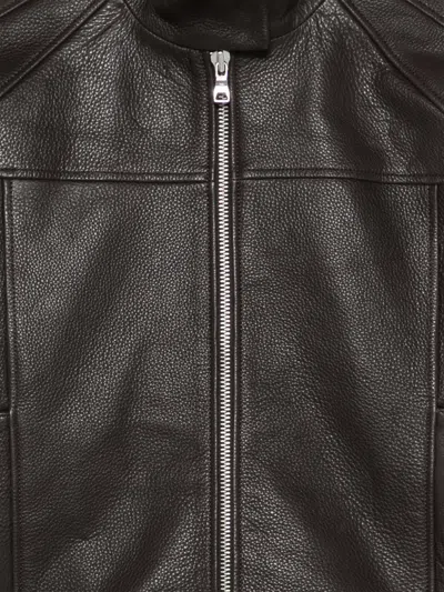 Won Hundred Linea Leather Jacket In Black