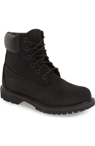 Shop Timberland '6 Inch Premium' Waterproof Boot (women) In Sapphire Waterproof Leather