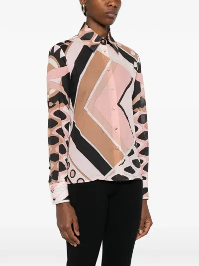 Pucci Print Shirt In Multi