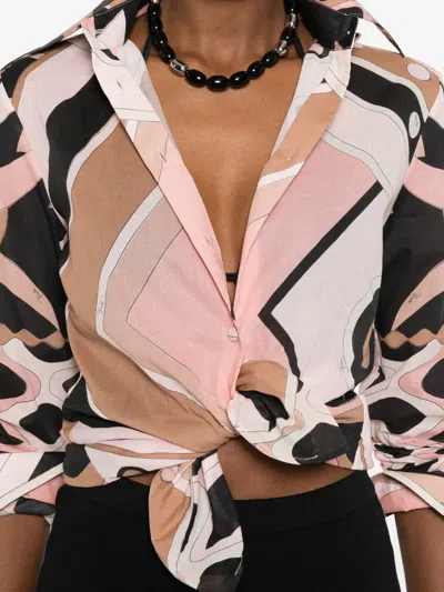 Pucci Print Shirt In Multi