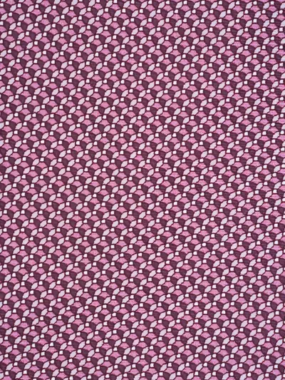 Brioni Patterned Silk Tie In Pink