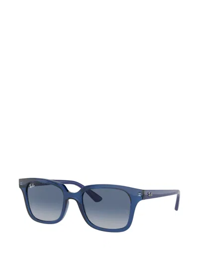 Ray-ban Junior Square-frame Sunglasses In Blue