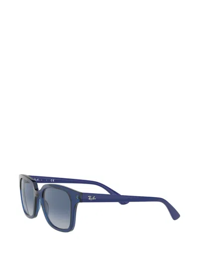 Ray-ban Junior Square-frame Sunglasses In Blue
