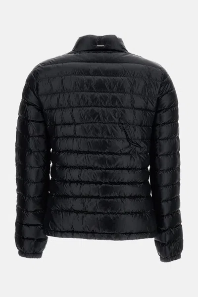 Herno Short Down Jacket With Pockets In Gold