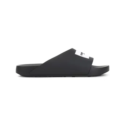 Givenchy Contoured Footbed Logo Slipper For Women In Black