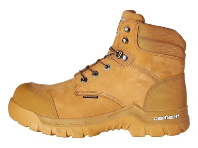 Carhartt 6 Rugged Flex Waterproof Comp Toe Work Boots In Brown