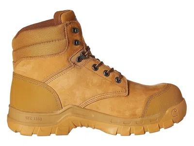 Carhartt 6 Rugged Flex Waterproof Comp Toe Work Boots In Brown