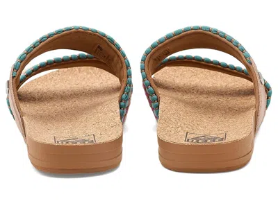Reef Banded Horizon Sandal In Orange