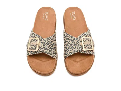 Toms Women's Marin Slide Sandal Leopard Print In Multi