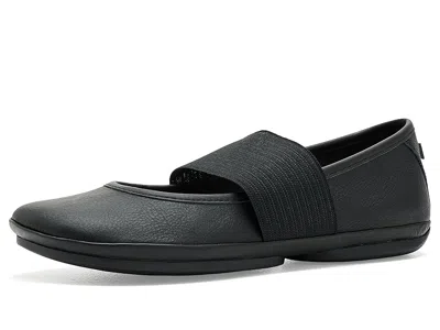 Camper Right Nina Leather Ballerina Flat In Black