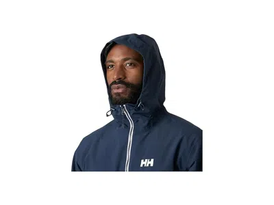 Helly Hansen Rain Jacket In Blue