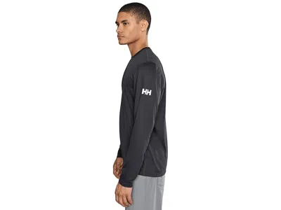 Helly Hansen Hh Tech Crew Long Sleeve 2.0 In Black