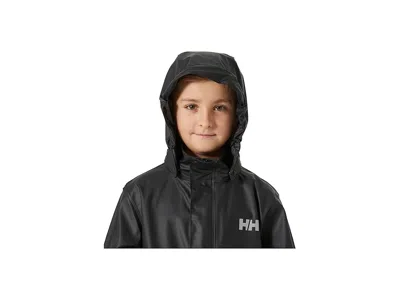 Helly Hansen Moss Jacket (big Kid) Kid's Coat Black : 14 Big Kid, Polyester In Black