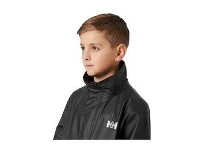 Helly Hansen Moss Jacket (big Kid) Kid's Coat Black : 14 Big Kid, Polyester In Black