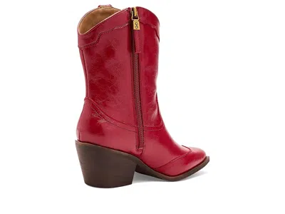 Sam & Libby Flash Western Short Boots In Red