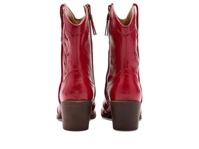 Sam & Libby Flash Western Short Boots In Red