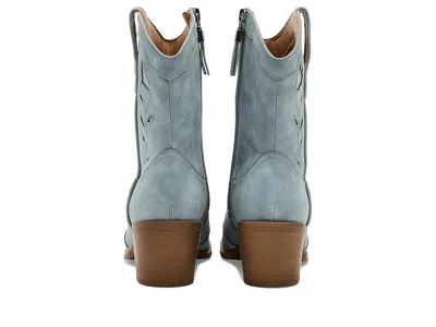 Sam & Libby Flash Western Short Boots In Blue