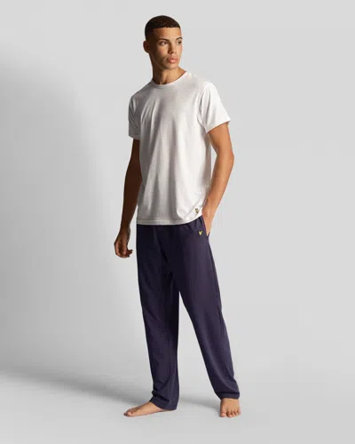 Lyle & Scott Mens Basic 3 Pack T-shirt In Black