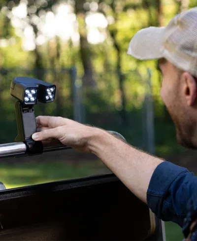 Maverick Fully Adjustable Led Grill Light In Black