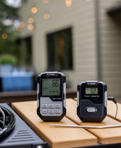 Maverick Long Range Wireless Remote Cooking Dual Probethermometer In Black