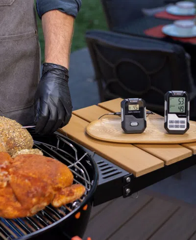 Maverick Long Range Wireless Remote Cooking Dual Probethermometer In Black