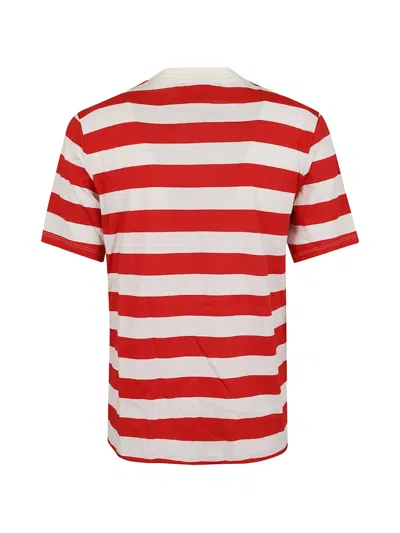 Fiorucci Striped Short-sleeve T-shirt In Multi