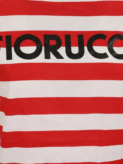 Fiorucci Striped Short-sleeve T-shirt In Multi
