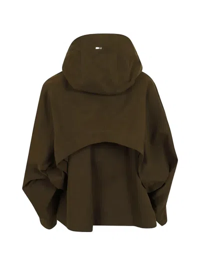 Herno Regular Fit Chic Layering Jacket In Brown