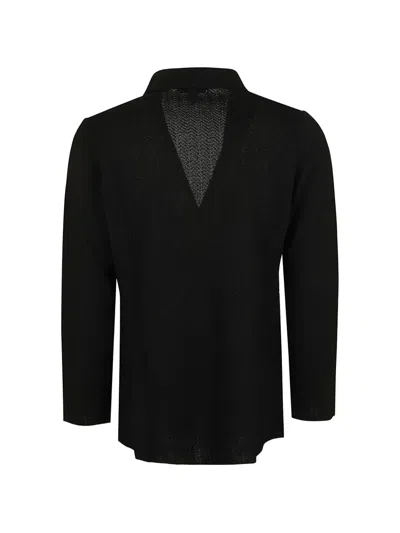 Lardini Double-breasted Blazer In Black