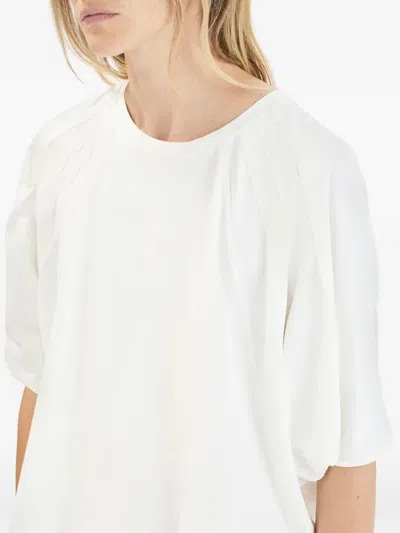 High Decree Panelled T-shirt In White
