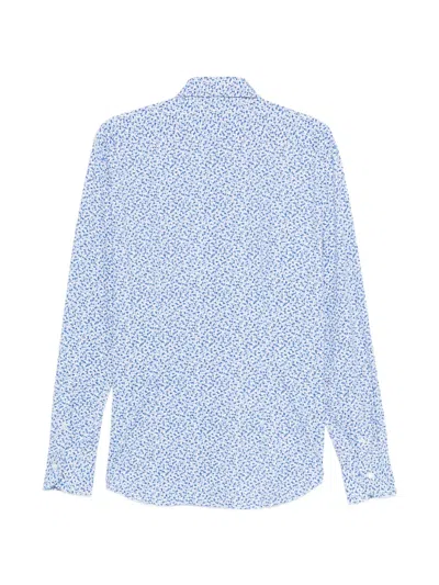 Orian Patterned Shirt In Blue