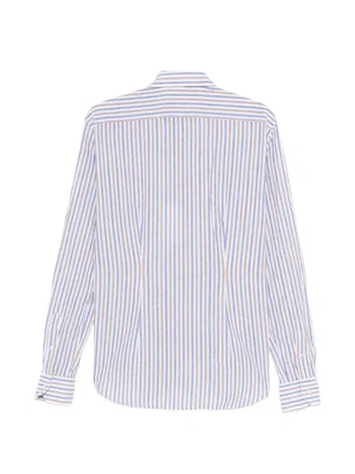 Orian Striped Shirt In Blue