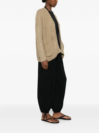 Daniela Gregis Front-pocket Cardigan In Neutral