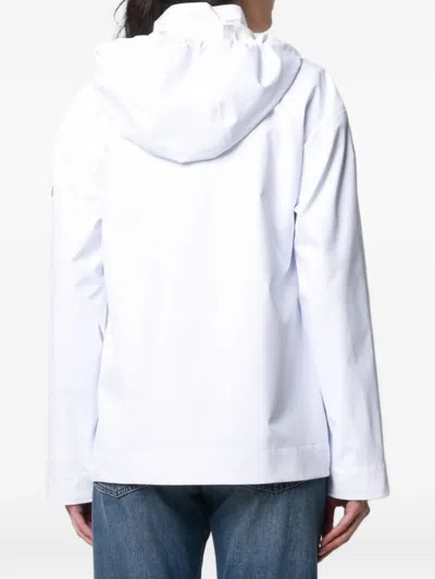 Moose Knuckles Logo-detail Jacket In White