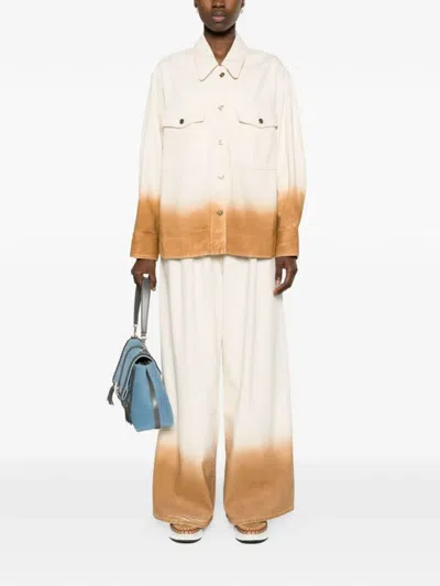 Alanui Flap-pocket Shirt In White