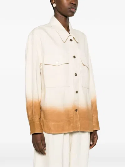 Alanui Flap-pocket Shirt In White