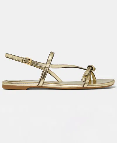 Kate Spade New York Loop Metallic Ankle Strap Sandal In Gold