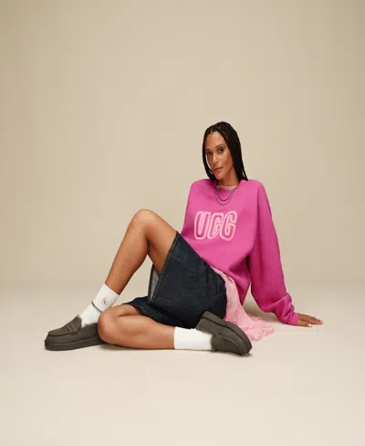 Ugg Logo Sweatshirt In Pink