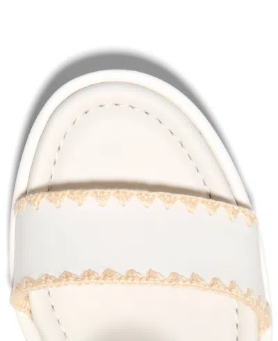 Cole Haan Cloudfeel Asbury Espadrille Wedge Sandals In White