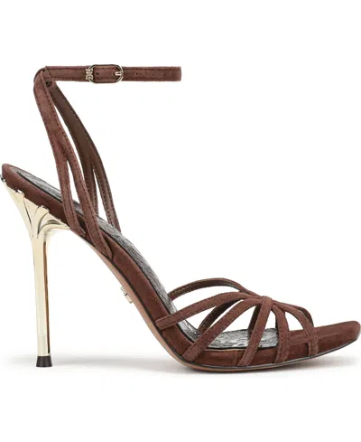 Sam Edelman Lili Ankle Strap Sandal In Brown