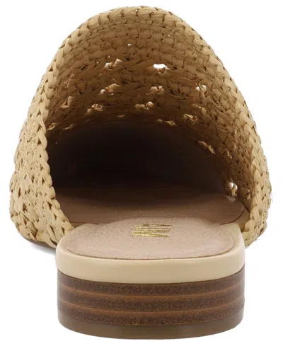 Mia Jany Raffia Mule In Brown