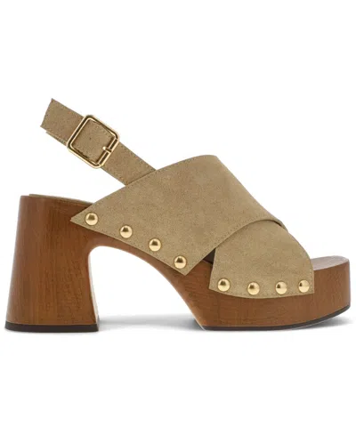 Mia Eudora Platform Sandal In Nude